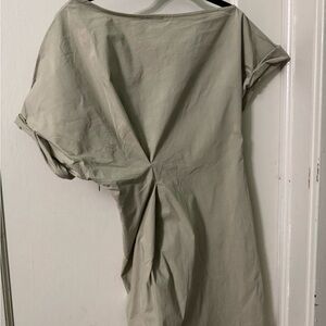 Chic Olive Green Dress